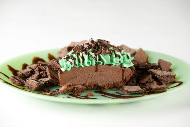 Mint Chocolate Pie by Kathy's Pies