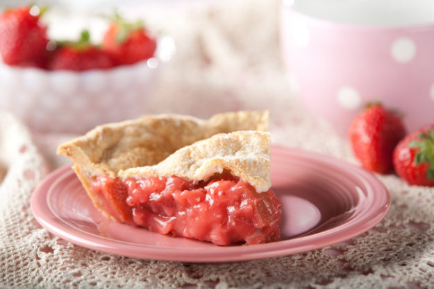Strawberry Rhubarb Pie by Kathy's Pies